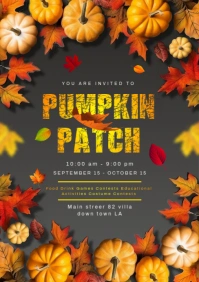 PUMPKIN PATCH A5 template