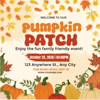 Pumpkin Patch Party Instagram Post template