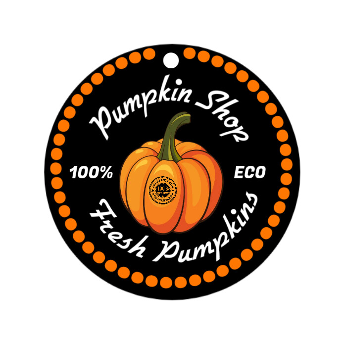 Pumpkin Quality Tag Template Isikwele (1:1)