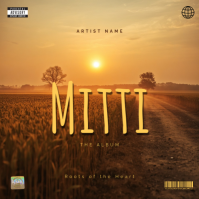 Punjabi Folk Album Cover Template