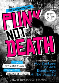 Punk Rock Flyer Template | PosterMyWall
