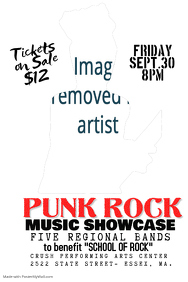 290 Punk Rock Customizable Design Templates Postermywall
