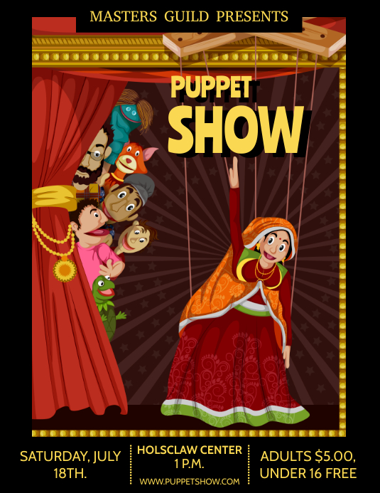 puppet show Template | PosterMyWall