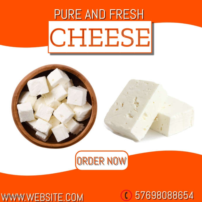 Copy of PURE AND FRESH CHEESE PosterMyWall