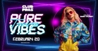 Pure Vibes Tuesdays Facebook Shared Image template
