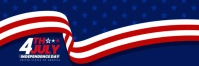 Purple 3d 4th Of July Tajuk Twitter template