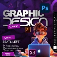Morado Graphic Design Course Instagram Post Template