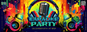 Purple 3d Karaoke Party Foto Sampul Facebook Facebook-Cover template