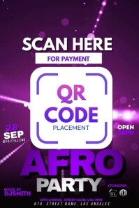 Qr Code Design Party Party Qr Code Poster Template | PosterMyWall