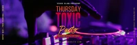 Purple 3d Toxic Party Tajuk Twitter template