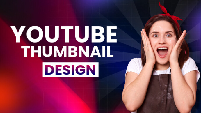 Purple 3d Youtube Thumbnail Design  Youtube Thumbnail template