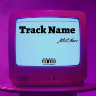 Purple Album Cover Album Cover Video template