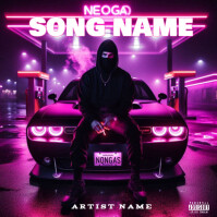 Purple  Best Cover Album Music Art Trap Mixtape Rap  Album Cover template