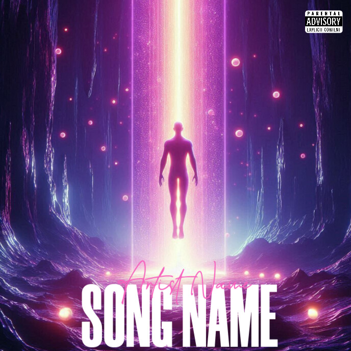 Purple Best Cover Album Music Art Trap Mixtape Rap Album Cover Template ...