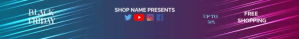 Purple Black Friday Sale Etsy Banner Video template