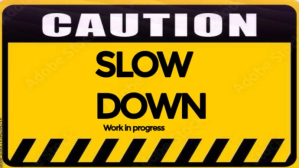Purple Caution Video Flyer Design Templates  Digital Display (16:9)