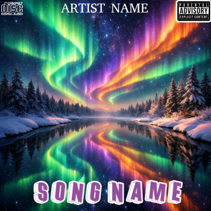 Purple Cd Album Cover Template | PosterMyWall