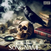 Purple  Cd Mixtape Album Cover  Album Cover template