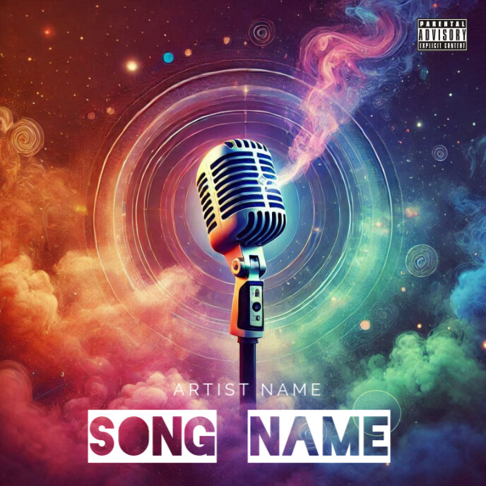 Purple Cd Mixtape Album Cover Artwork Album Cover Template | PosterMyWall