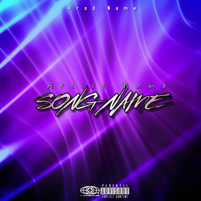 Purple Cd Mixtape Cover Video Album Cover Template | PosterMyWall
