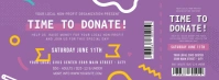 Purple Charity Event Fundraising Template