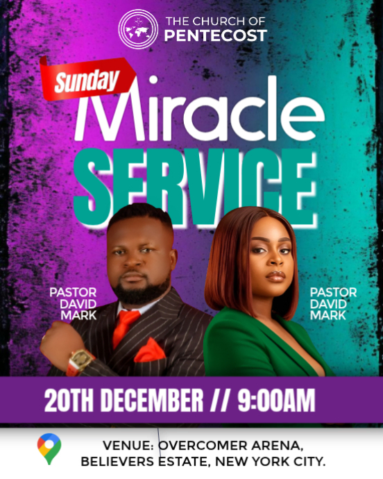 Church Service Event Template | PosterMyWall