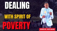 Purple Collage Dealing  With Spirit Of Poverty Youtube Thumbnail template