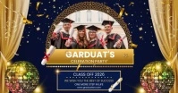 Purple Collage Graduation Party Facebook Shar template