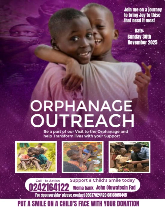 Plantilla de Purple Collage Orphanage Supports Flyer Instagram Portrait ...