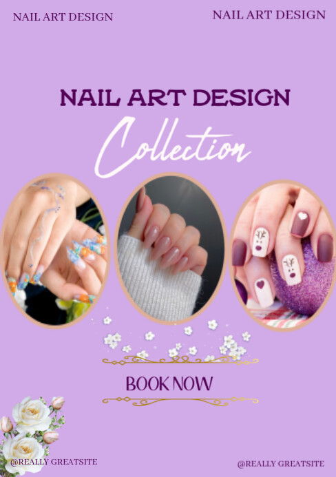 Purple Color Palette  A5 template