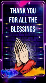 Lilla Gratitude and Blessings Instagram Reel Template