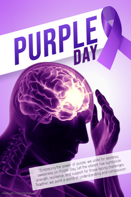 Purple day Template | PosterMyWall