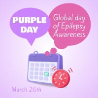 Purple Day Template | PosterMyWall