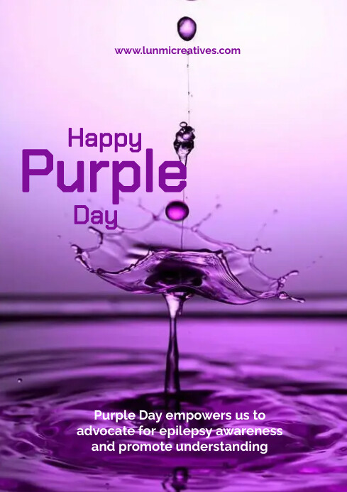 Purple Day Template PosterMyWall