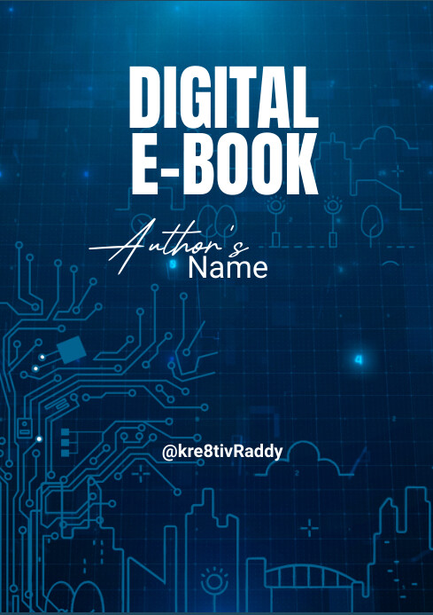 Purple Digital Book A4 Template | PosterMyWall