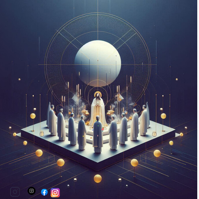 Purple Disciples  Album Cover template