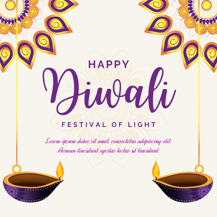 Diwali Wishes Poster Template Diwali Wishes Poster Template