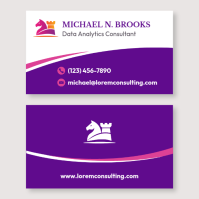 White Business Card Instagram Post Template