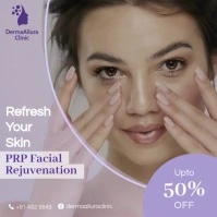Purple Facial Instagram Video template