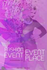fashion show poster template