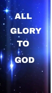 Purple Floral All Glory To God  Instagram Reel template