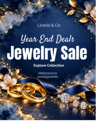 Purple Jewelry Sale Instagram Portrait Template