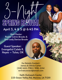 Spring Revival Event Flyers Template | PosterMyWall