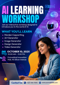Purple AI Workshop A3 Template