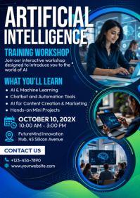 Ungu AI Training Workshop A4 Template