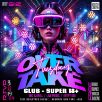 Morado Club Event Message Instagram Template