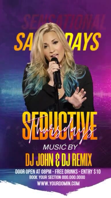 Purple Futuristic Club Party Instagram Story Instagram Story Instagram-verhaal template
