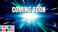 Purple Futuristic Coming Soon Announcement Digital Display Video template