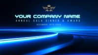 Purple Annual Gala Dinner and Awards Event Digitalanzeige Template