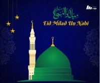 Purple Futuristic Eid E Milad Un Nabi Wishes Umugqa Omkhulu template